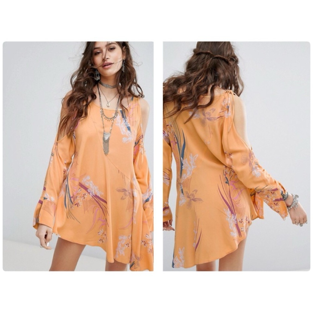 Free People Clear Skies Cold Shoulder Tunic Size XS
